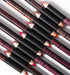 Set de 12 Lápices Delineadores de Ojos y Labios Matte de Larga Duración. Un kit de maquillaje versátil y resistente al agua con 12 colores diferentes para looks creativos. Cia&Co - uso