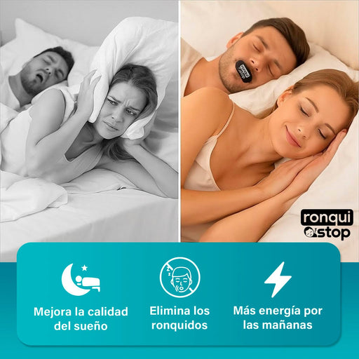 Tiras Antironquidos RoquiSTOP de Cia&Co, 30 Unidades para 30 noches. Adhesivo hipoalergénico para evitar ronquidos, favorecer la respiración nasal y mejorar el descanso. Cia&Co - pack