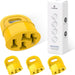 CLOPAE Pack 4 Protectores de Contactos para Batería de E-Bike Bosch. Cubierta Protectora para el Transporte, Tapa Antipolvo y Agua para Bicicleta Eléctrica (No Apto 725/750wh). Clopae - frontal