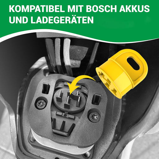 CLOPAE Pack 4 Protectores de Contactos para Batería de E-Bike Bosch. Cubierta Protectora para el Transporte, Tapa Antipolvo y Agua para Bicicleta Eléctrica (No Apto 725/750wh). Clopae - pack