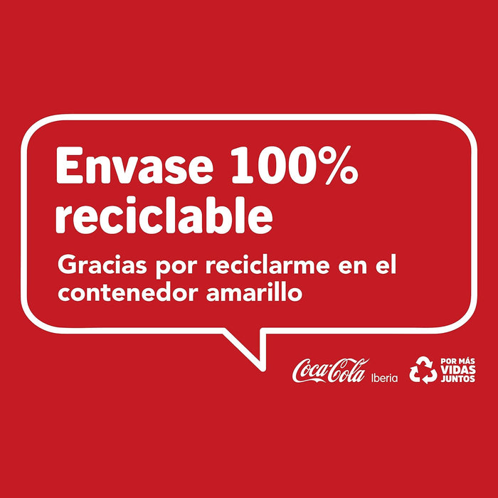 Coca-Cola Sabor Original, pack de 24 latas de 330ml. El refresco de cola icónico para disfrutar en cualquier momento, con su sabor inconfundible desde 1886 y envase reciclable. Coca-Cola - lateral