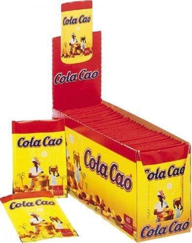 ColaCao Original en 50 sobres individuales de 18g. El cacao natural en polvo de siempre en formato monodosis, perfecto para hostelería, oficinas o para llevar. Colacao - zoom