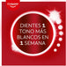 Colgate Max White One, pack de 12 pastas de dientes blanqueadoras (12x75ml). Fórmula clínicamente probada que elimina el 100% de manchas para una sonrisa más blanca. Colgate - uso
