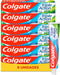 Colgate Triple Acción, Pasta de Dientes con Flúor, Pack de 6 tubos de 75ml. La protección 3 en 1 para tu boca: anticaries, blanqueadora y aliento fresco con sabor a menta. Colgate - frontal