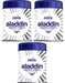 Aladdin Algodón Mágico Limpia Metales, Pack de 3x75g. La solución definitiva para limpiar y abrillantar plata, oro, cromo y otros metales con un brillo espectacular y duradero. Colon - frontal