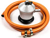 Com Gas Kit de Instalación para Gas Butano. Incluye manguera de 1,5 metros, regulador de 30gr y dos abrazaderas. Un set completo y seguro para tu cocina o estufa de gas. Com Gas - frontal