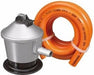 Com Gas Kit de Instalación para Gas Butano. Incluye manguera de 1,5 metros, regulador de 30gr y dos abrazaderas. Un set completo y seguro para tu cocina o estufa de gas. Com Gas - pack