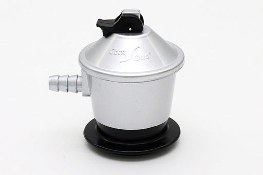 Regulador de Gas Butano Com Gas de 30 mbar. Un cabezal de gas seguro y fiable para acoplar a bombonas y aparatos como estufas, hornillos o calentadores de agua. Com Gas - pack