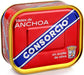 Anchoas del Cantábrico Consorcio en Aceite de Oliva, lata de 335g. Filetes de anchoa elaborados de forma artesanal para disfrutar de una exquisitez culinaria de gran formato. Consorcio - pack