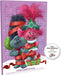 Dekora Calendario de Adviento Infantil de Trolls, 50g. Una cuenta atrás llena de color y música con Poppy, Branch y 24 deliciosas chocolatinas de chocolate con leche sin gluten. Dekora - detalle