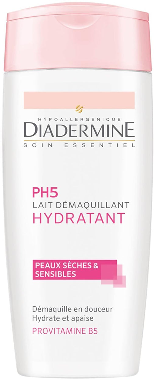 Diadermine Crema Desmaquillante Hidratante, pack de 3 botes de 200 ml. Limpia, calma e hidrata tu piel en un solo paso, eliminando el maquillaje suavemente y respetando la barrera cutánea. Diadermine - pack