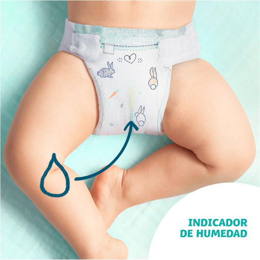 Dodot Pañales Cuidado Total Talla 4 (9-14 kg), 120 Pañales. Protección superior con materiales de origen vegetal, algodón premium y una fórmula pura para la piel sensible de tu bebé. Dodot - pack