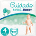 Dodot Pañales Cuidado Total Talla 4 (9-14 kg), 120 Pañales. Protección superior con materiales de origen vegetal, algodón premium y una fórmula pura para la piel sensible de tu bebé. Dodot - presentacion