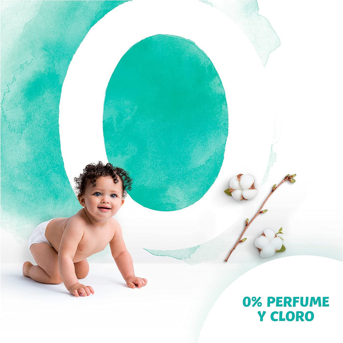 Dodot Pañales Cuidado Total Talla 4 (9-14 kg), 120 Pañales. Protección superior con materiales de origen vegetal, algodón premium y una fórmula pura para la piel sensible de tu bebé. Dodot - zoom