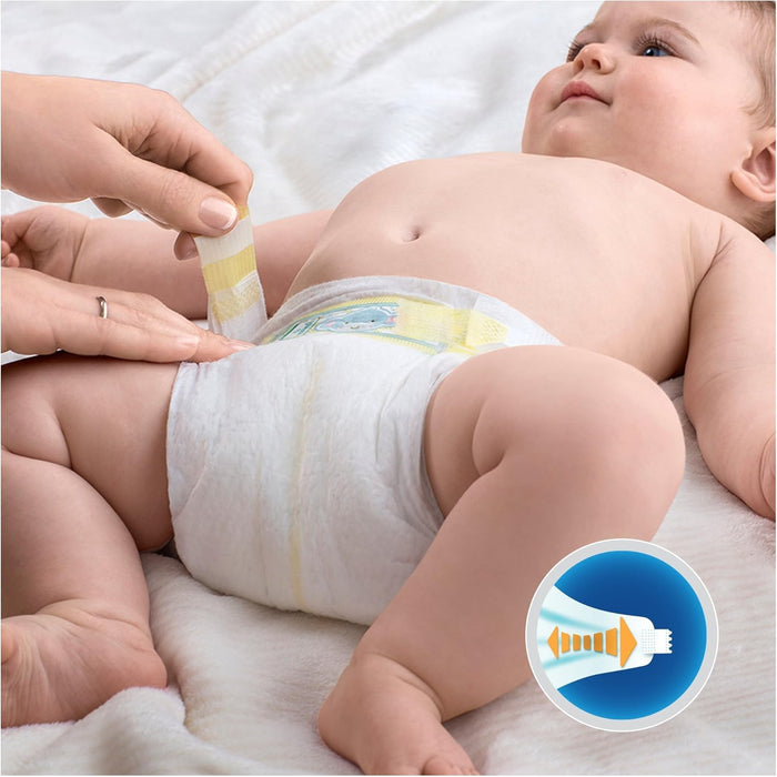 Dodot Sensitive Pañales Talla 2 (4-8 Kg), Pack de 92 Unidades. Con tubos ultra-absorbentes, suavidad de seda y máxima protección para la piel sensible de tu bebé en crecimiento. Dodot - extra