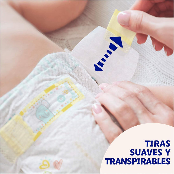 Dodot Sensitive Pañales Talla 2 (4-8 Kg), Pack de 92 Unidades. Con tubos ultra-absorbentes, suavidad de seda y máxima protección para la piel sensible de tu bebé en crecimiento. Dodot - ingredientes