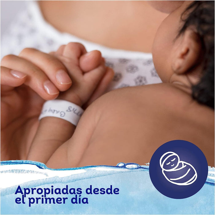 Dodot Toallitas para Bebé Aqua Pure, 672 unidades (14 paquetes x 48). Elaboradas con 99% de agua y algodón premium para la limpieza más pura y delicada de la piel del recién nacido. Dodot - uso