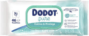 Dodot Toallitas Pure Calma & Protege para Bebé, Mega Pack de 1104 Toallitas (24x46). Fórmula con aloe vera que restaura el pH, 99% agua y sin plástico para el cuidado más puro. Dodot - presentacion