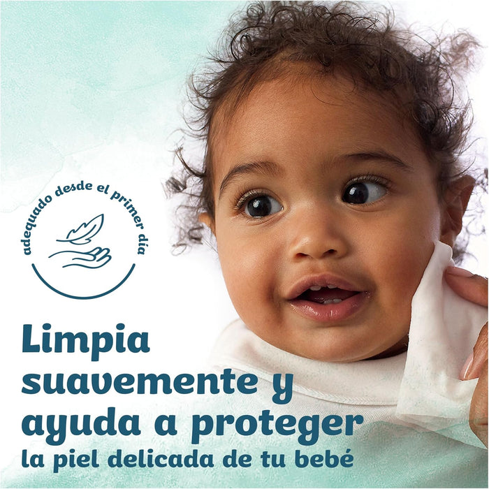 Dodot Toallitas Pure Calma & Protege para Bebé, Mega Pack de 1104 Toallitas (24x46). Fórmula con aloe vera que restaura el pH, 99% agua y sin plástico para el cuidado más puro. Dodot - uso