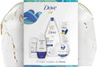 Neceser de Regalo para Mujer Dove con Set de Baño Completo. Incluye Gel 500ml, Loción 250ml, Desodorante Roll-On, Crema 75ml, Gel Hidroalcohólico y Bolsa de Aseo. Dove - frontal