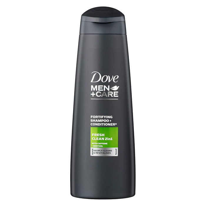 Set de Regalo para Hombre Dove Men+Care con Neceser. Un pack de aseo masculino con Gel de Ducha 400ml, Desodorante 200ml y Champú y Acondicionador 2 en 1 250ml. Dove - lateral