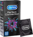 Durex Perfect Connection, caja de 10 preservativos extra lubricados con lubricante de silicona. Condones de grosor elevado y forma clásica, ideales para sexo anal y vaginal. Durex - frontal