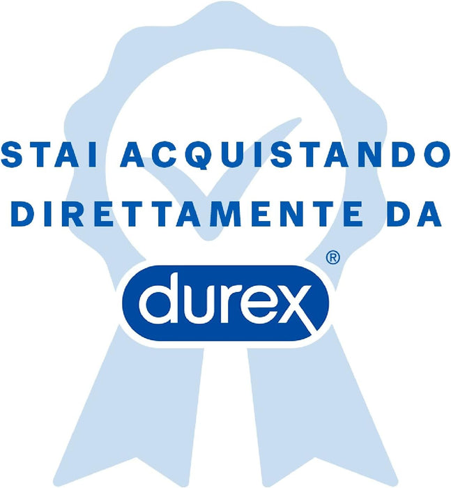 Durex Perfect Connection, caja de 10 preservativos extra lubricados con lubricante de silicona. Condones de grosor elevado y forma clásica, ideales para sexo anal y vaginal. Durex - presentacion