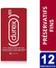 Durex Preservativos Finos Sensitivo Suave, lote de 24 condones (2x12). Preservativos extra finos y lubricados para una mayor sensibilidad y una conexión más íntima y natural. Durex - detalle