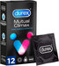 Durex Preservativos Mutual Climax Duplo Pack, 24 condones (2x12). Con puntos, estrías y efecto retardante para sincronizar el orgasmo y disfrutar de un placer más duradero. Durex - zoom