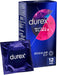Durex Preservativos Mutual Climax, pack ahorro de 48 condones (4x12). Diseñados con puntos, estrías y lubricante retardante para un clímax simultáneo y una experiencia superior. Durex - extra