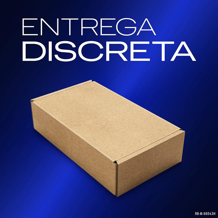 Durex Preservativos Mutual Climax, pack ahorro de 48 condones (4x12). Diseñados con puntos, estrías y lubricante retardante para un clímax simultáneo y una experiencia superior. Durex - lateral