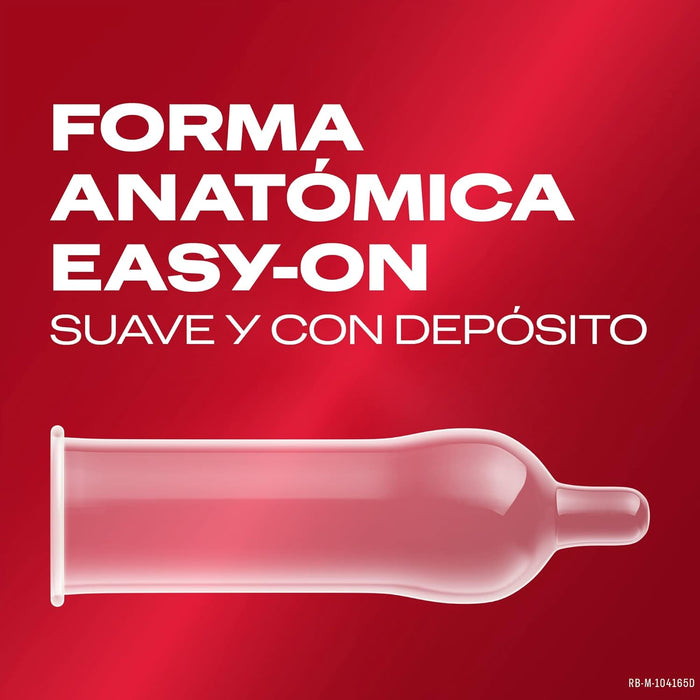 Durex Preservativos Sensitivo Suave Talla Pequeña (Slim Fit), Caja de 10. Condones finos con un ajuste más ceñido para mayor comodidad, seguridad y una sensibilidad superior. Durex - ingredientes