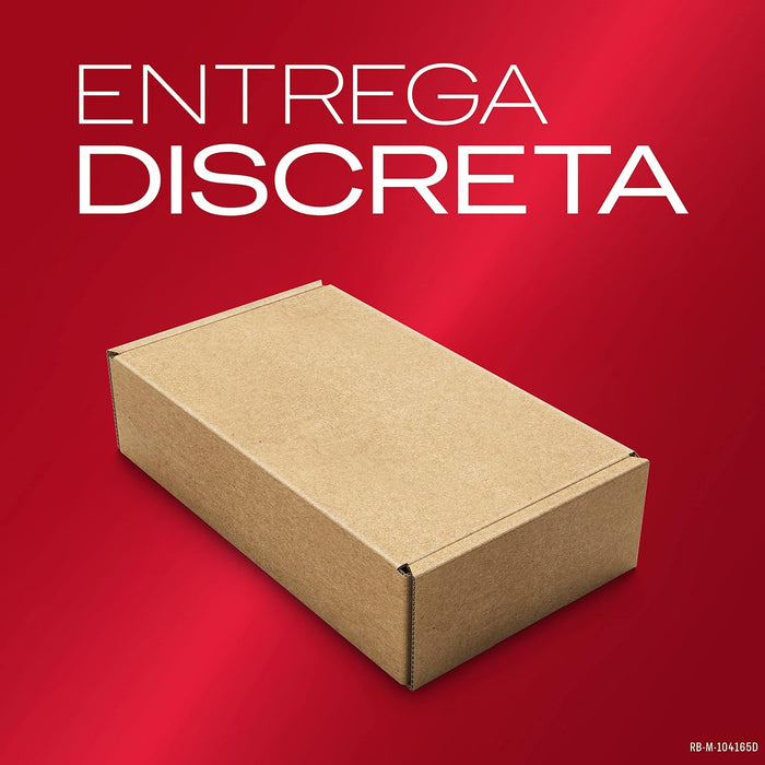 Durex Preservativos Sensitivo Suave Talla Pequeña (Slim Fit), Caja de 10. Condones finos con un ajuste más ceñido para mayor comodidad, seguridad y una sensibilidad superior. Durex - lateral
