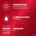 Durex Preservativos Sensitivo Suave Talla Pequeña (Slim Fit), Caja de 10. Condones finos con un ajuste más ceñido para mayor comodidad, seguridad y una sensibilidad superior. Durex - pack