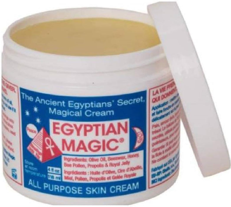 Egyptian Magic Crema Multiusos para la Piel, 118 ml. Bálsamo reparador 100% natural con aceite de oliva, miel y cera de abeja para rostro, cuerpo y cabello. Un solo producto, infinitos usos. Egyptian Magic - detalle
