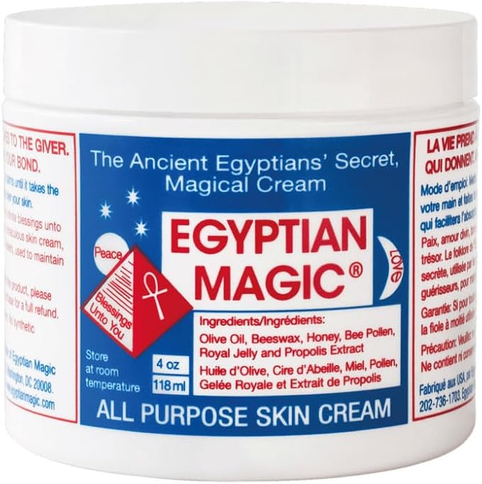 Egyptian Magic Crema Multiusos para la Piel, 118 ml. Bálsamo reparador 100% natural con aceite de oliva, miel y cera de abeja para rostro, cuerpo y cabello. Un solo producto, infinitos usos. Egyptian Magic - frontal