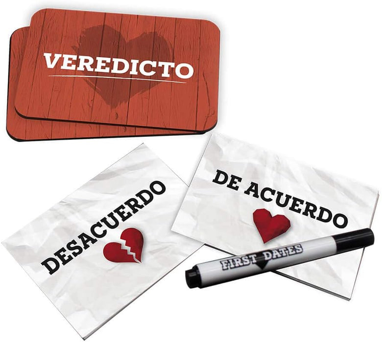 First Dates The Game, el Juego de Mesa Oficial del Programa de TV. Un party game para adultos con preguntas incómodas para descubrir los secretos de tus amigos. Eleven Force - ingredientes