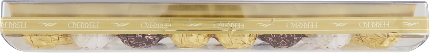 Ferrero Collection, caja de 32 bombones surtidos, 349 g. Disfruta de la experiencia única de Ferrero Rocher, Raffaello y Rondnoir, una selección perfecta para compartir y regalar. Ferrero Rocher - presentacion