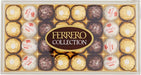 Ferrero Collection, caja de 32 bombones surtidos, 349 g. Disfruta de la experiencia única de Ferrero Rocher, Raffaello y Rondnoir, una selección perfecta para compartir y regalar. Ferrero Rocher - frontal
