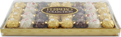 Ferrero Collection, caja de 32 bombones surtidos, 349 g. Disfruta de la experiencia única de Ferrero Rocher, Raffaello y Rondnoir, una selección perfecta para compartir y regalar. Ferrero Rocher - detalle