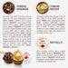 Ferrero Collection, Surtido de 48 Bombones Premium (518g). Descubre una selección irresistible con el clásico Ferrero Rocher, el exótico Raffaello y el intenso Rondnoir. Ferrero Rocher - extra