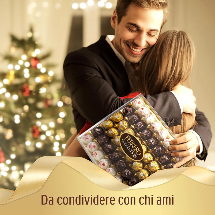 Ferrero Collection, Surtido de 48 Bombones Premium (518g). Descubre una selección irresistible con el clásico Ferrero Rocher, el exótico Raffaello y el intenso Rondnoir. Ferrero Rocher - uso