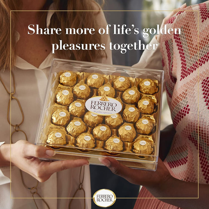 Ferrero Rocher Árbol de Navidad, Caja de Regalo con 150g de Bombones. El detalle perfecto para decorar y endulzar tus fiestas, con 12 bombones del sabor inconfundible de siempre. Ferrero Rocher - zoom
