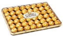 Ferrero Rocher, Bandeja Plana de 48 Bombones de Chocolate y Avellana. El formato perfecto para fiestas, eventos y catering, con una presentación ideal para servir y compartir. Ferrero Rocher - frontal