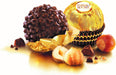 Ferrero Rocher, Caja de Regalo Grande con 42 Bombones de Chocolate y Avellanas (525g). El formato ideal para grandes celebraciones y los regalos más especiales y generosos. Ferrero Rocher - extra