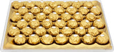 Ferrero Rocher, Caja de Regalo Grande con 42 Bombones de Chocolate y Avellanas (525g). El formato ideal para grandes celebraciones y los regalos más especiales y generosos. Ferrero Rocher - presentacion
