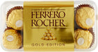 Ferrero Rocher Gold Edition, Caja de 16 Bombones de Chocolate con Leche y Avellanas (200g). Una presentación exclusiva para el regalo más especial, con el sabor clásico e inconfundible. Ferrero Rocher - uso