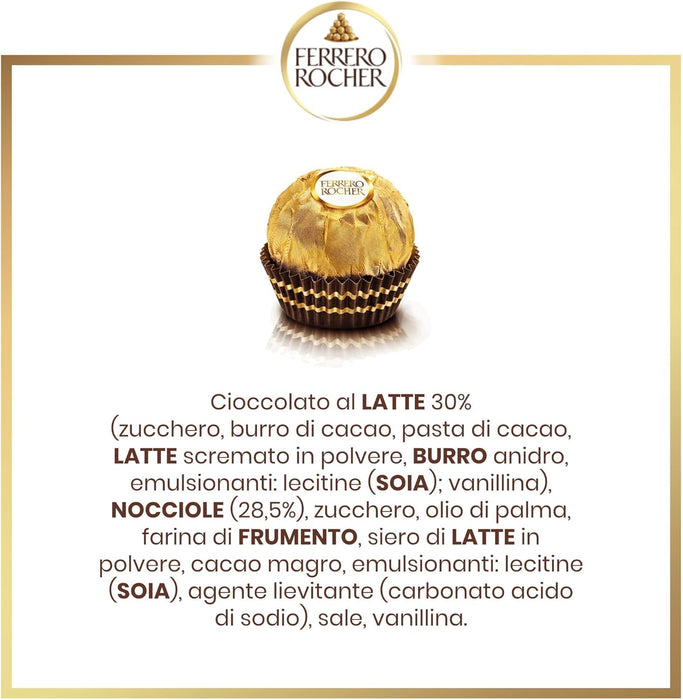Ferrero Rocher Pirámide de Navidad, 28 Bombones (350g). Un centro de mesa espectacular con el icónico bombón de chocolate y avellanas, perfecto para decorar y compartir en tus fiestas. Ferrero Rocher - uso