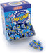 Caja de 100 Caramelos con Palo Kojak Pintalenguas sabor Mora de Fiesta. El caramelo más divertido, relleno de chicle, que pinta la lengua de azul. Ideal para fiestas. Fiesta - frontal