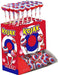 Caja de 100 Caramelos con Palo Kojak sabor Cereza de Fiesta. El clásico caramelo relleno de chicle que ha conquistado a generaciones, ideal para fiestas y eventos. Fiesta - pack